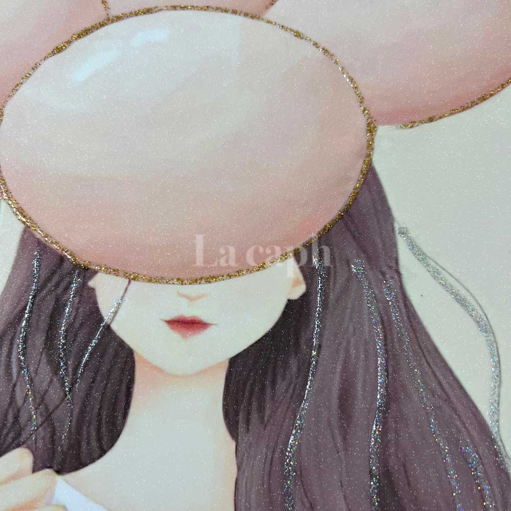 【即納】daydream glitter poster & frame SET (31×36cm)