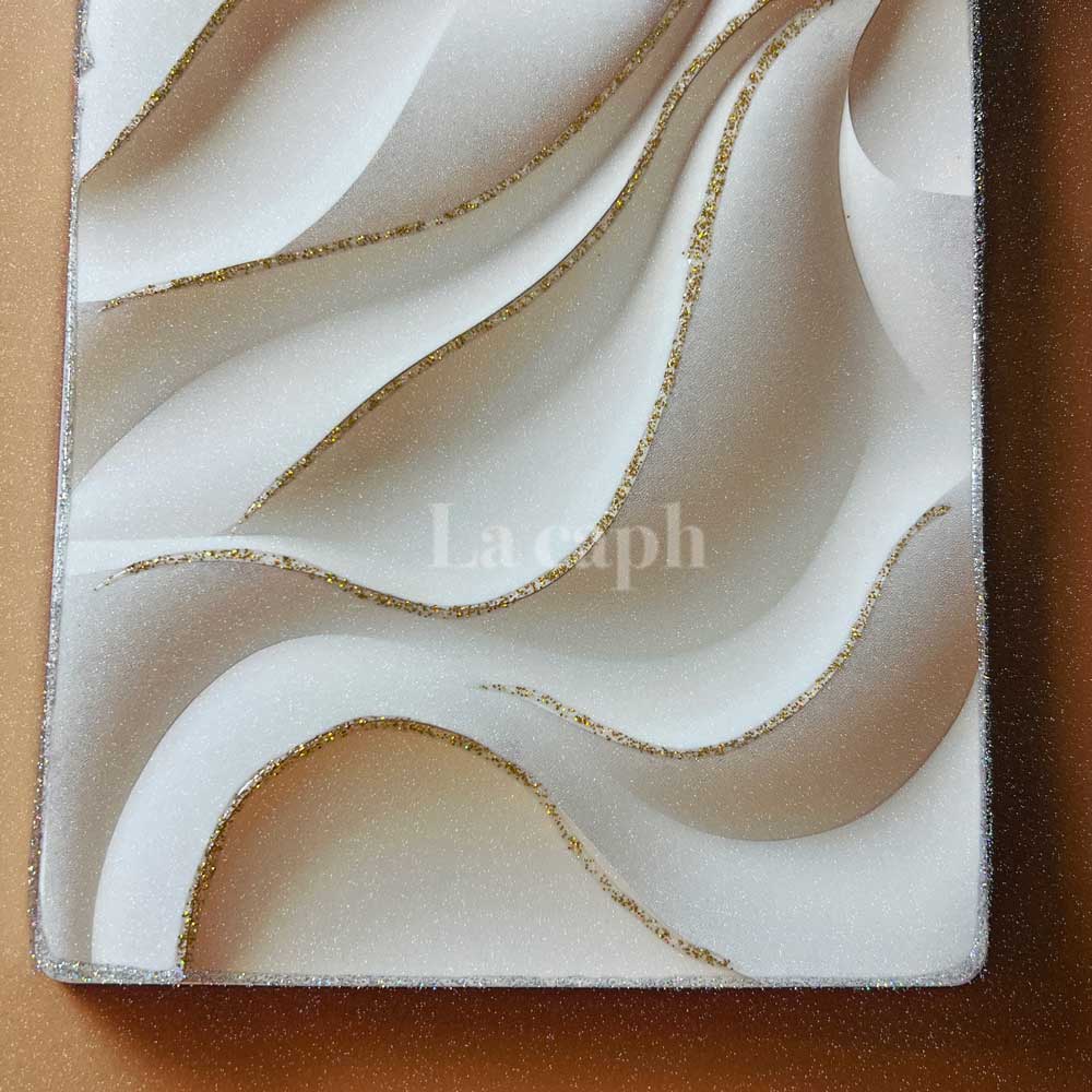 【即納】textured glitter poster & frame SET (31×36cm)