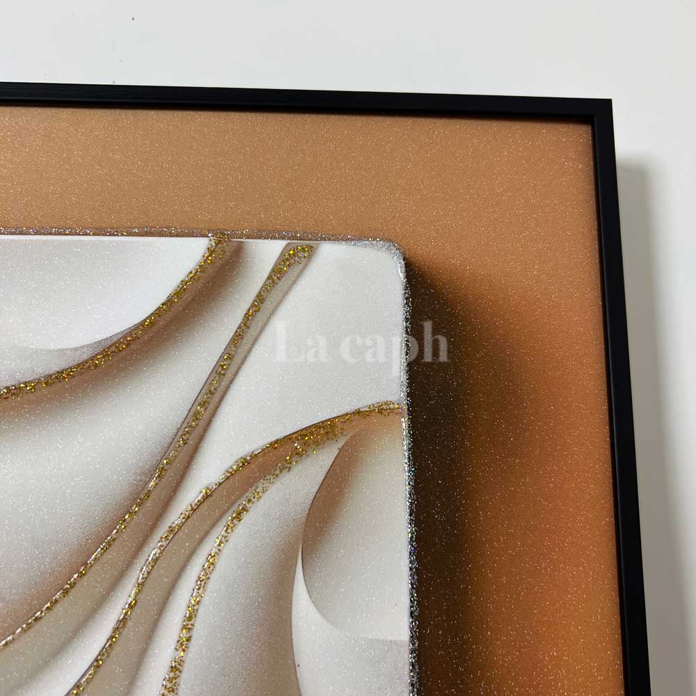 【即納】textured glitter poster & frame SET (31×36cm)