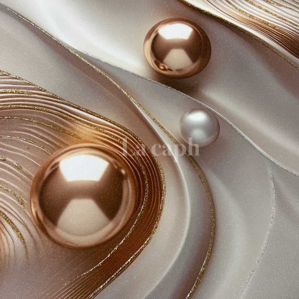 【即納】pearl glitter poster & frame SET (31×36cm)