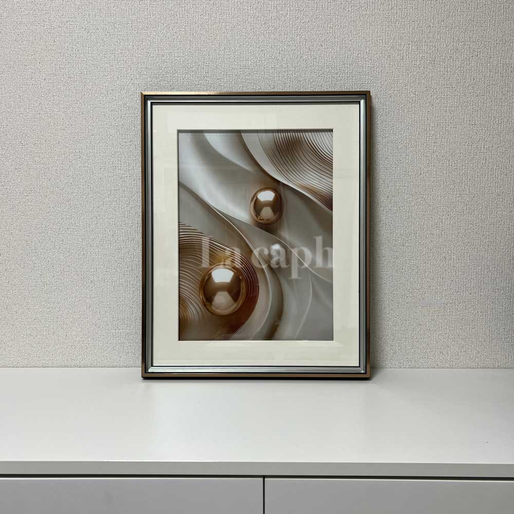 【即納】pearl poster & gold frame SET (41×51cm)