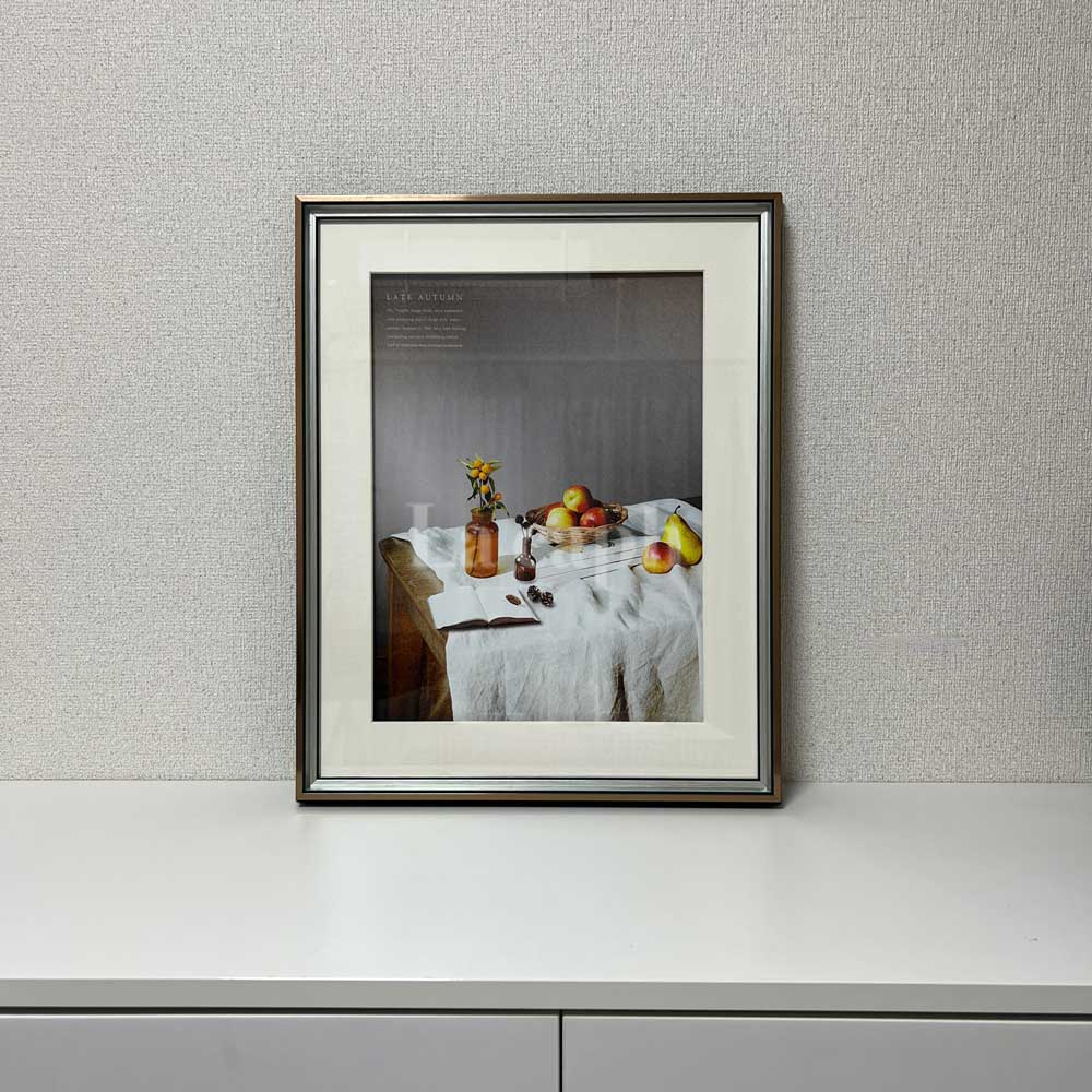 【即納】table poster & gold frame SET (41×51cm)