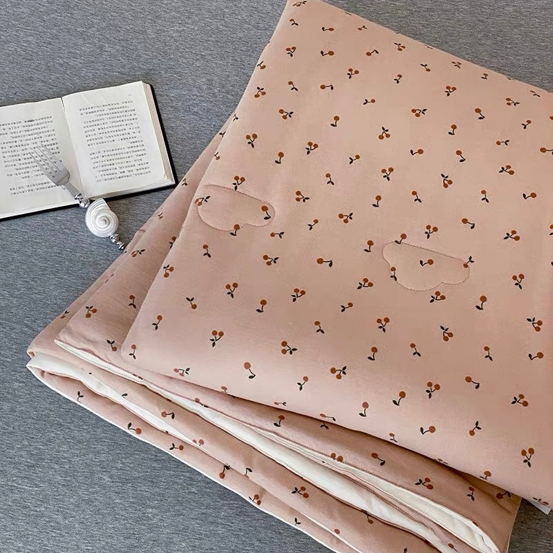 brown cherry quilt