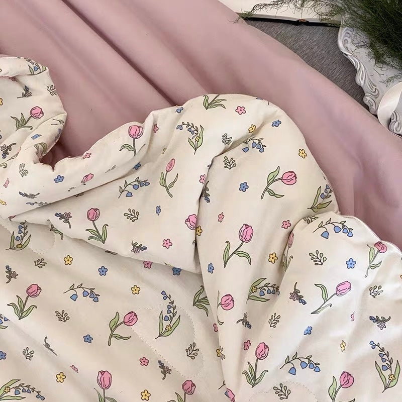 tulip garden quilt