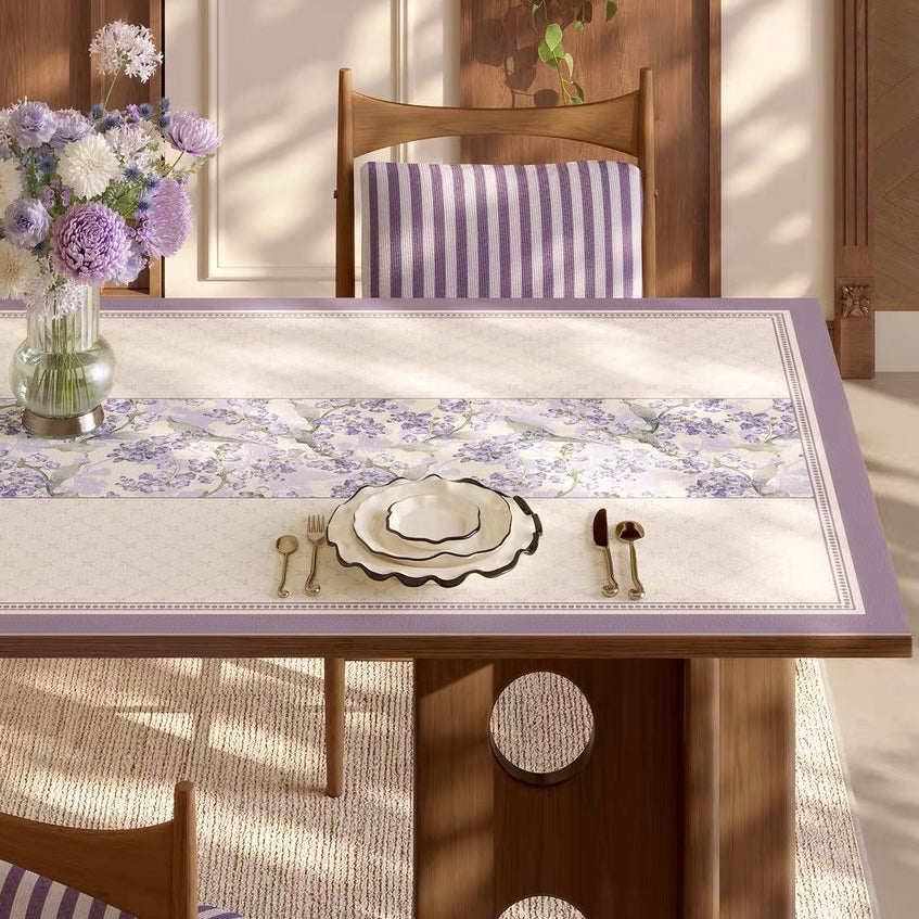 Purple Campanula table mat