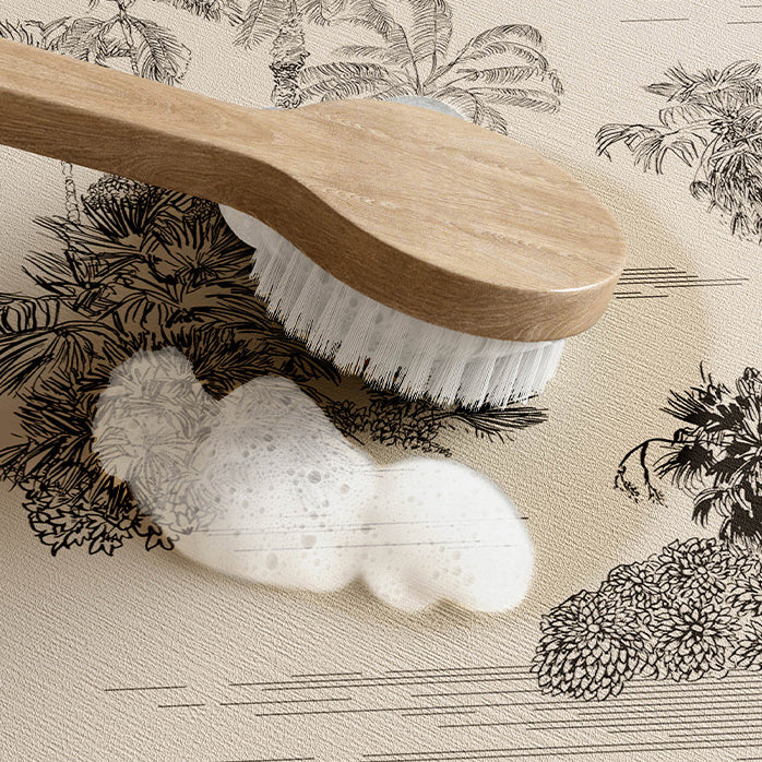 black glorious tree bath mat