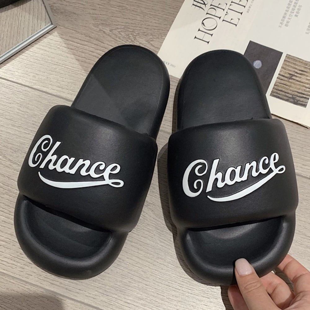 4color chance logo rubber room shoes
