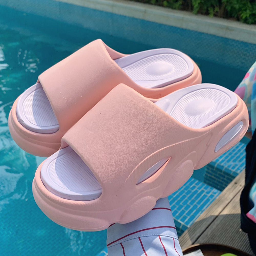 4color air cushion rubber room shoes