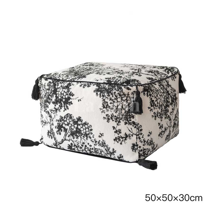 tassel accent stool (2colors)