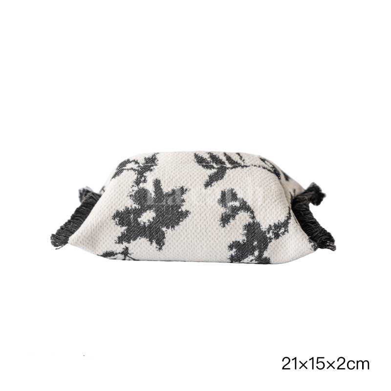 floral embroidered tissue cover (2colors)