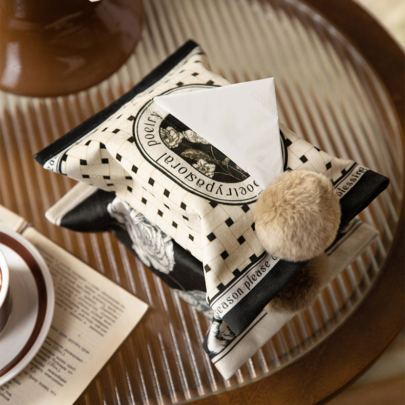 2design monotone flower tissue case