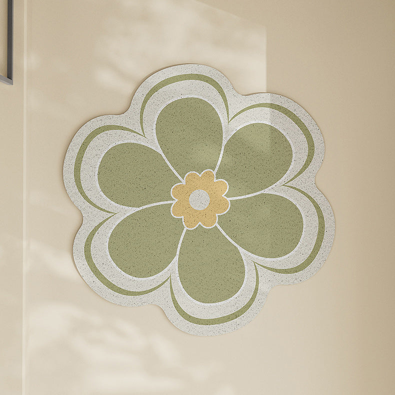 4design big flower bath mat