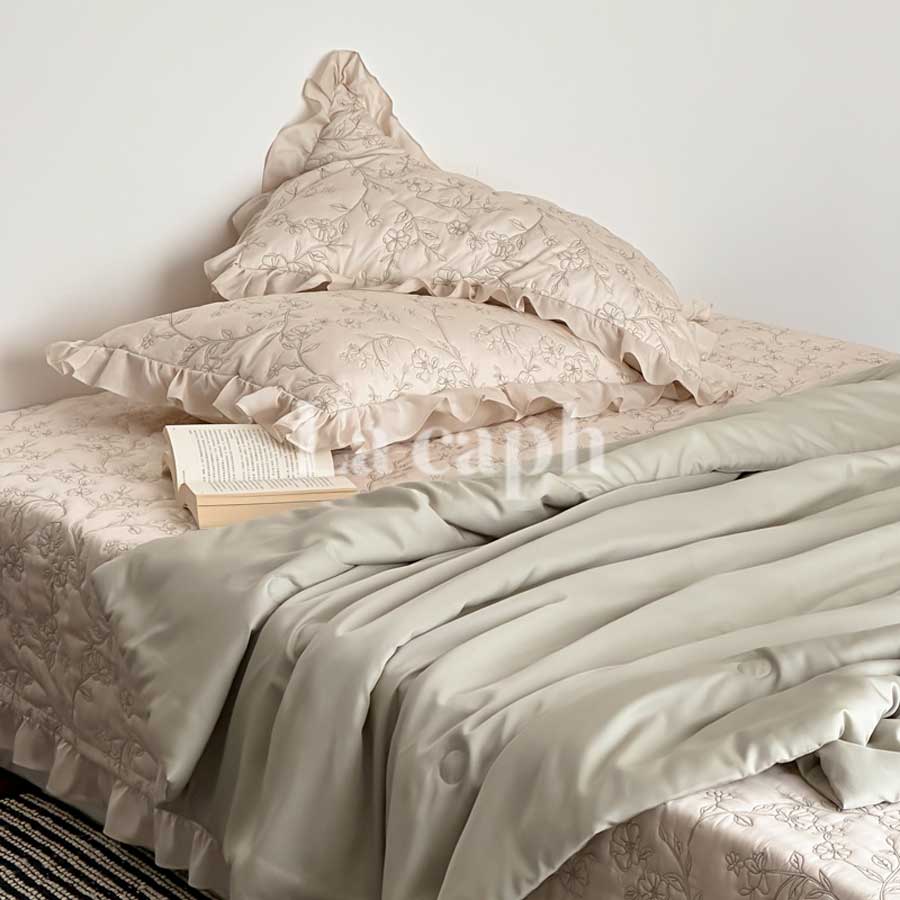 elegant patterned mattress & pillow sheets (3colors)