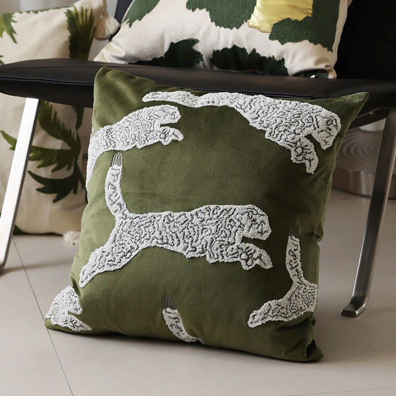 5design green natural cushion