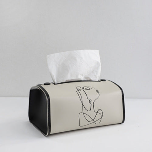 7design monotone leather tissue case