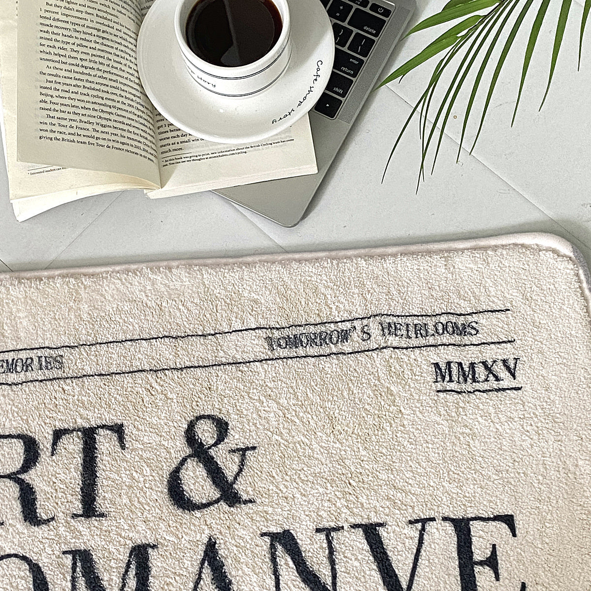 【即納】4design paris letter mini mat