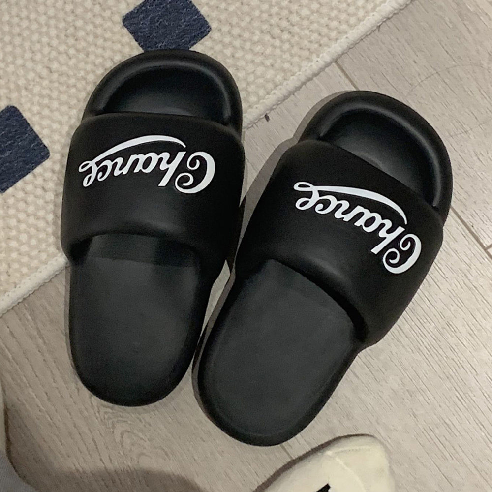 4color chance logo rubber room shoes
