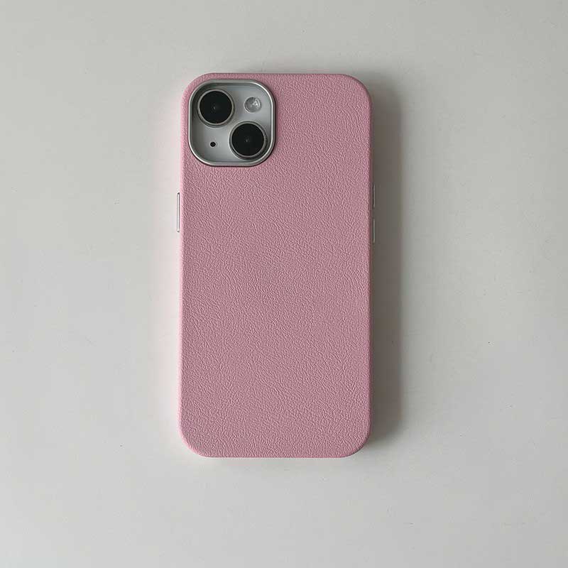 7color simple leather iPhone case