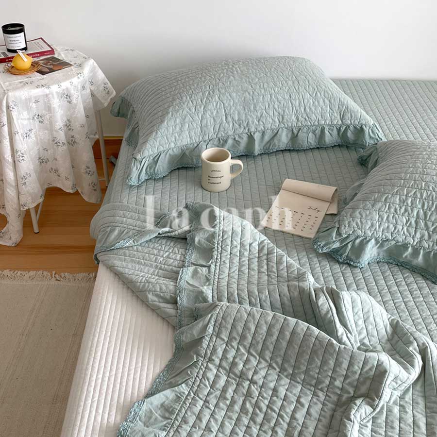 cotton quilted mattress & pillow sheets (5colors)