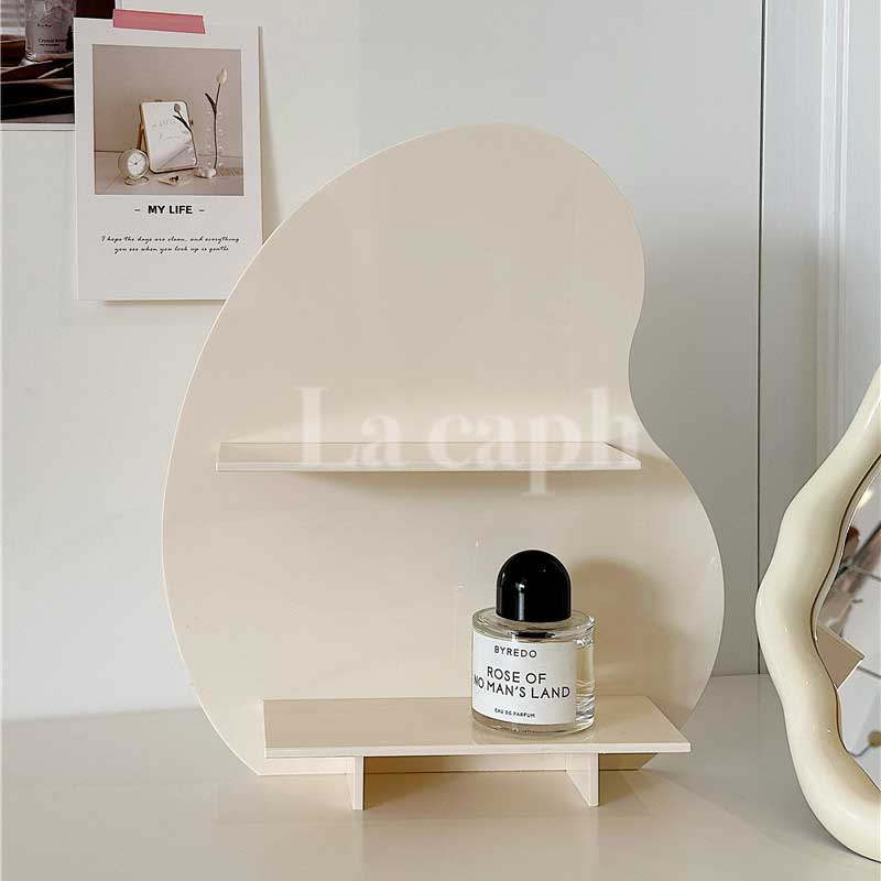 wave shape cosmetic shelf (2colors)