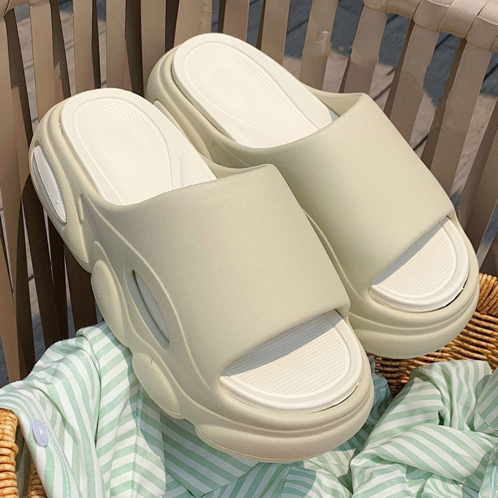 4color air cushion rubber room shoes