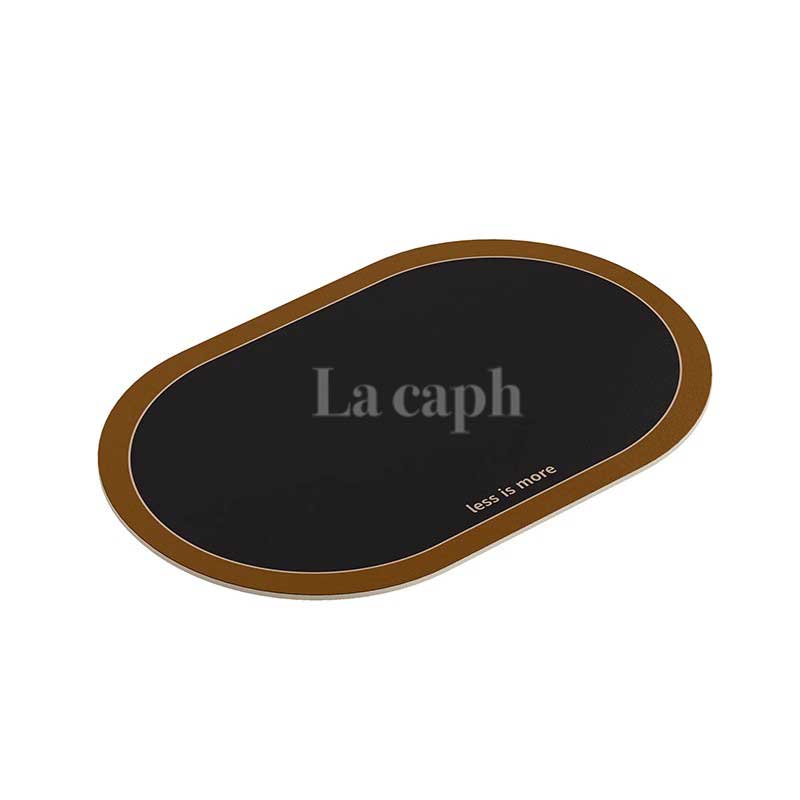 minimalist oval bath mat (10colors)