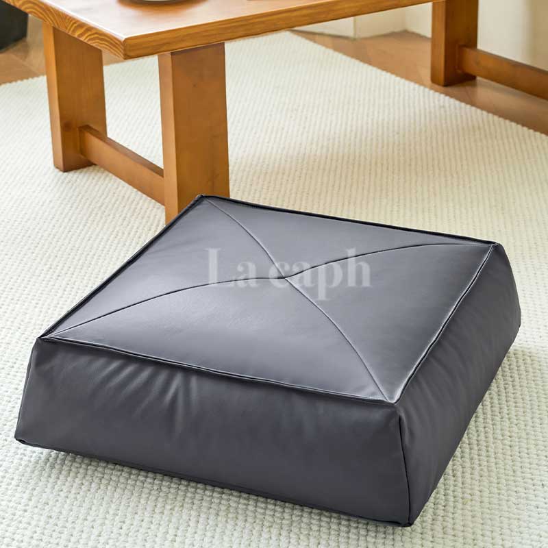 square leather bead cushion (4colors)