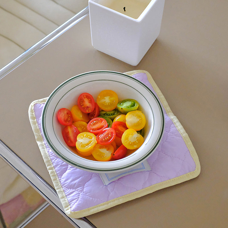 2color quilting coaster