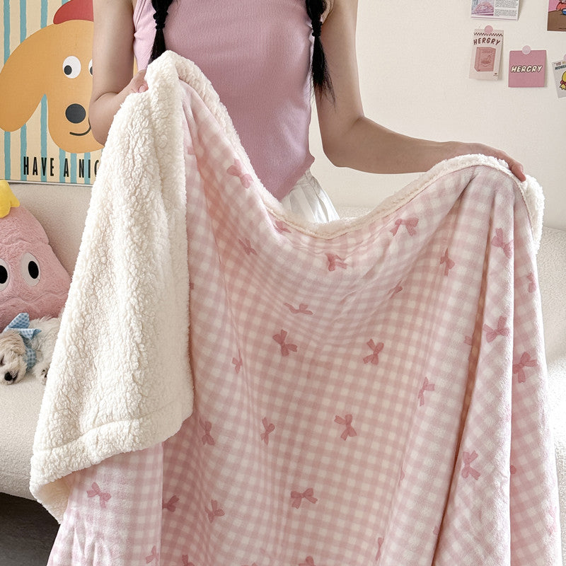 10design feminine boa blanket