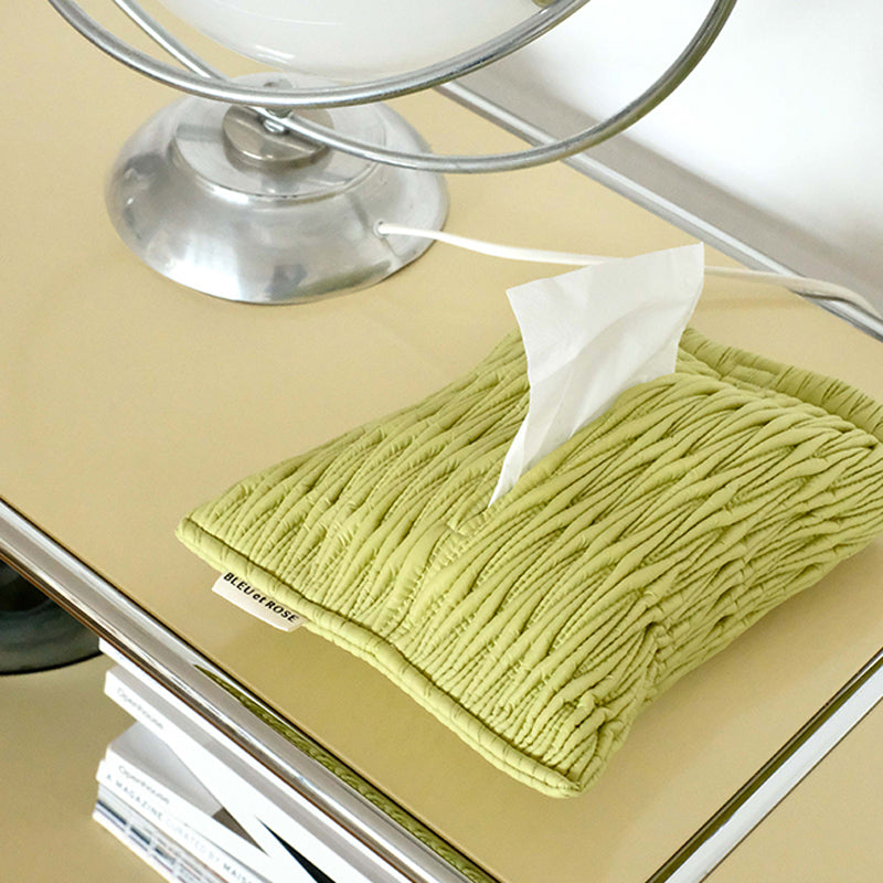 2color fine stitch tissue case