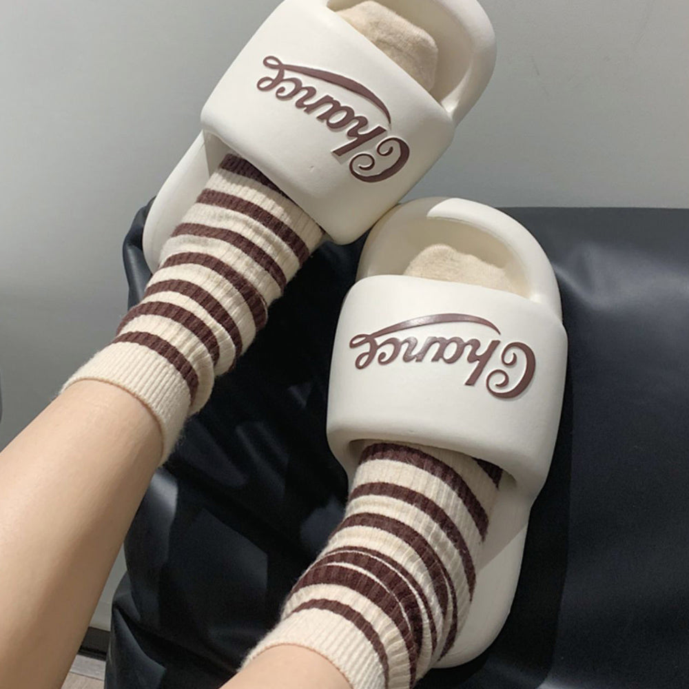 4color chance logo rubber room shoes