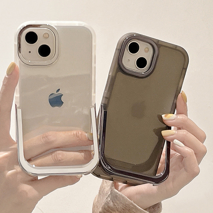 2color chrome stand iPhone case