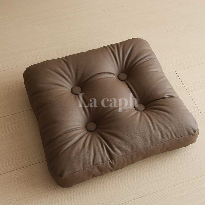 square PU leather cushion (4colors)