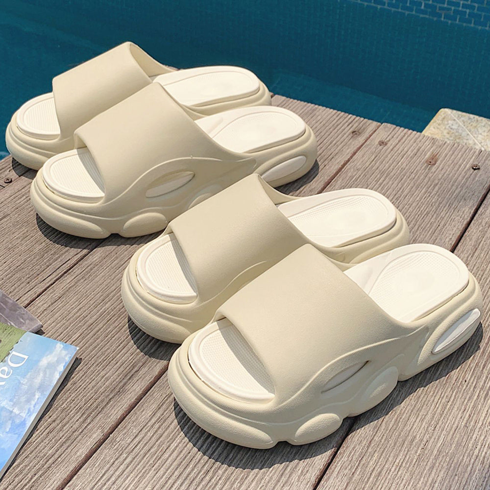 4color air cushion rubber room shoes