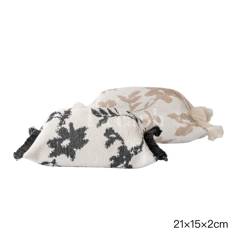 floral embroidered tissue cover (2colors)