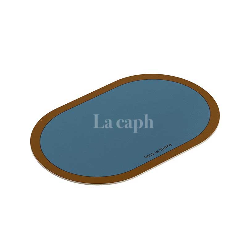 minimalist oval bath mat (10colors)
