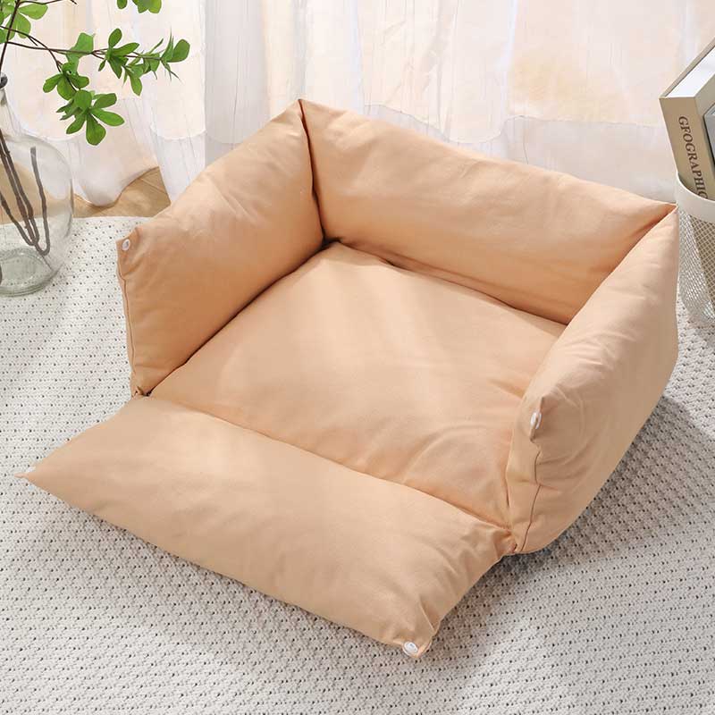 6color simple cotton pet bed