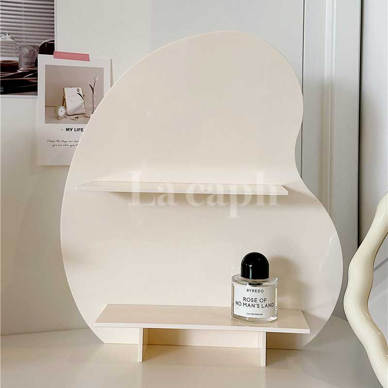 wave shape cosmetic shelf (2colors)