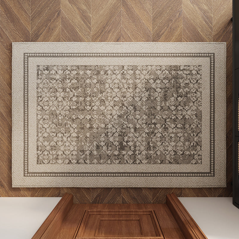 6design calm gray square mat