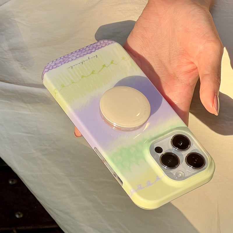 gradation graffiti iphone case