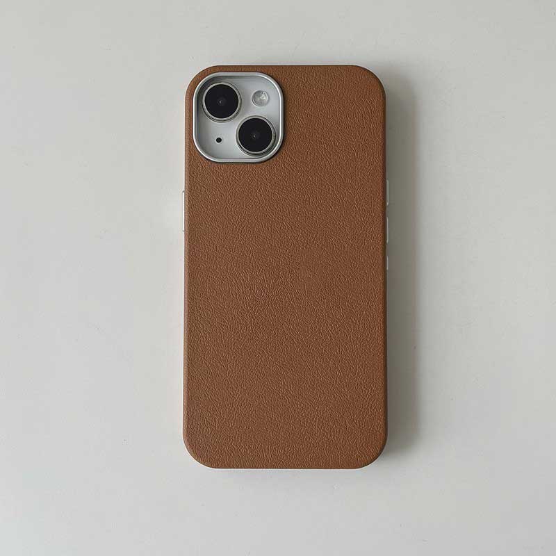 7color simple leather iPhone case