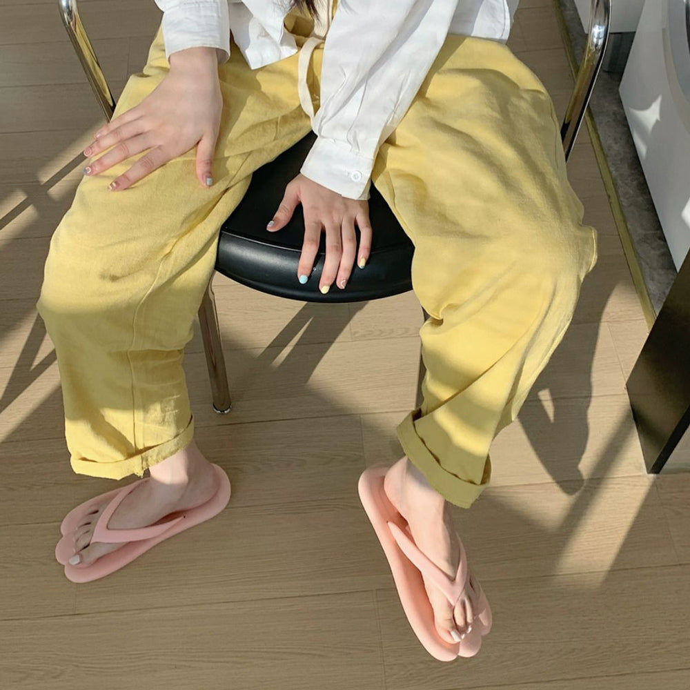 4color legs rubber room shoes