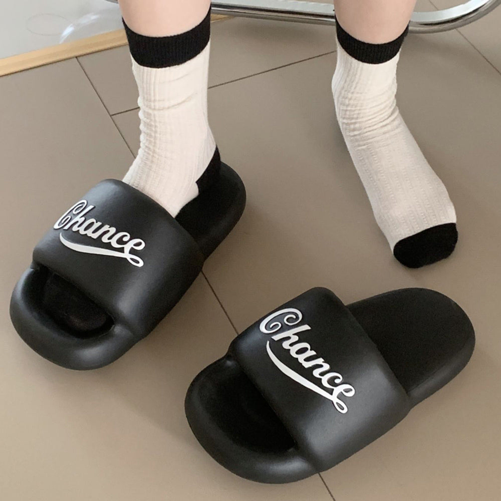 4color chance logo rubber room shoes