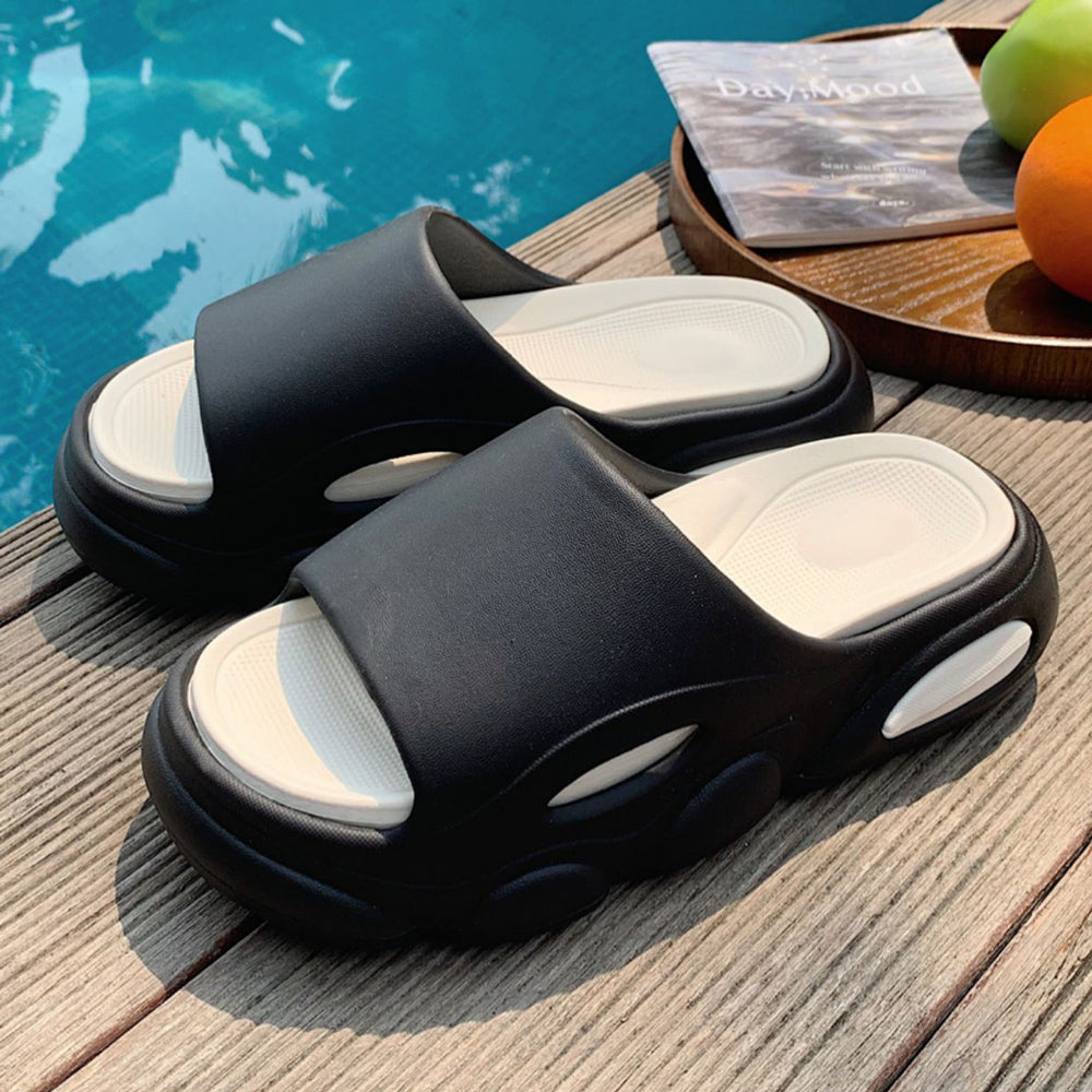 4color air cushion rubber room shoes