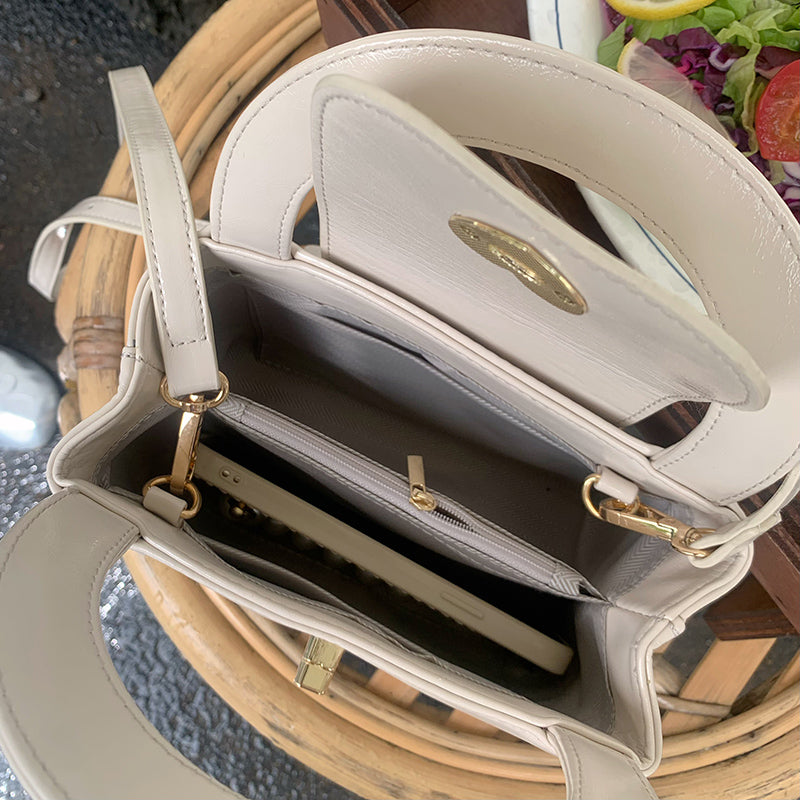 2color heart lock 2way handbag