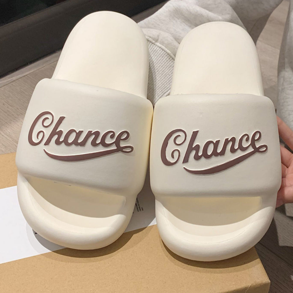 4color chance logo rubber room shoes