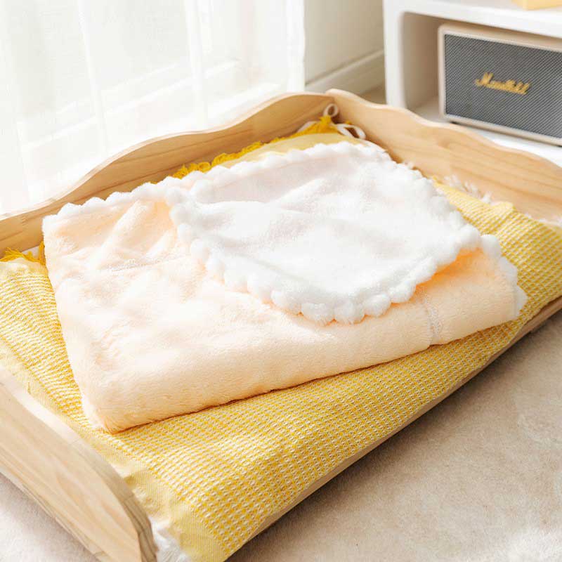 3color fur pet blanket