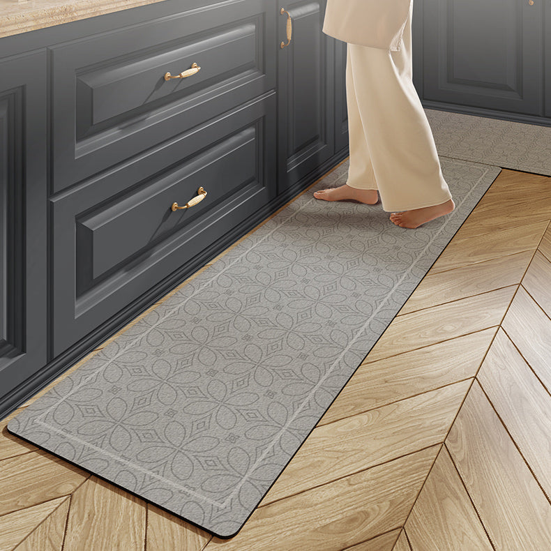8design blue color kitchen mat