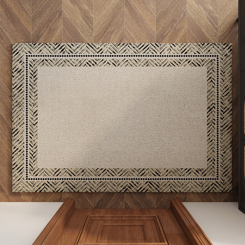 6design calm gray square mat