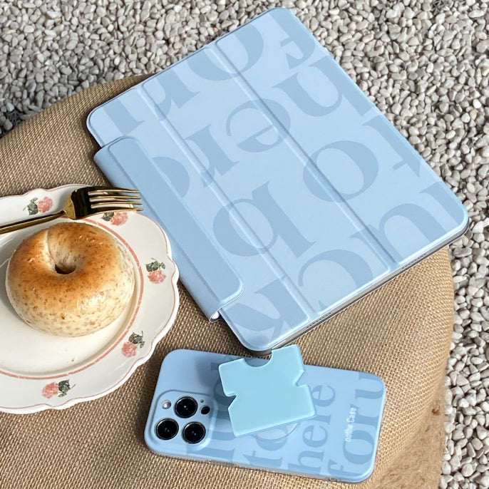 blue puzzle iPhone case